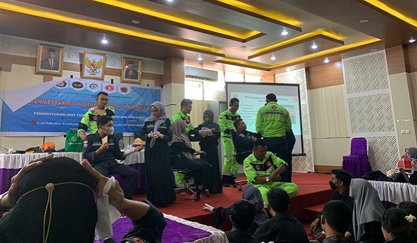 Faculty of Public Health Halu Oleo University Carried Out The Development of Student Activities Through Emergency Response Training Activities With PT. Putra Perkasa Abadi (PPA) SITE MLP