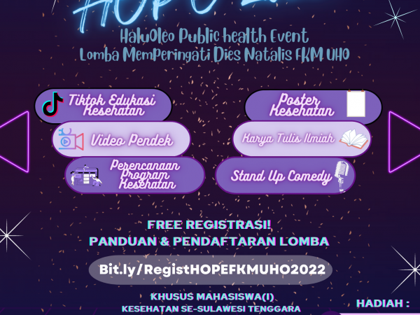 HOPE (Halu Oleo Public Health Event) 2022